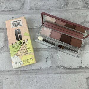 Clinique All About Eye Shadow Quad 112 Pink Chocolate .16oz 4.8gr New In Box